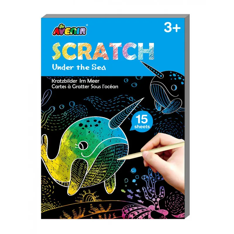 Avenir Mini Scratch Book Under The Sea