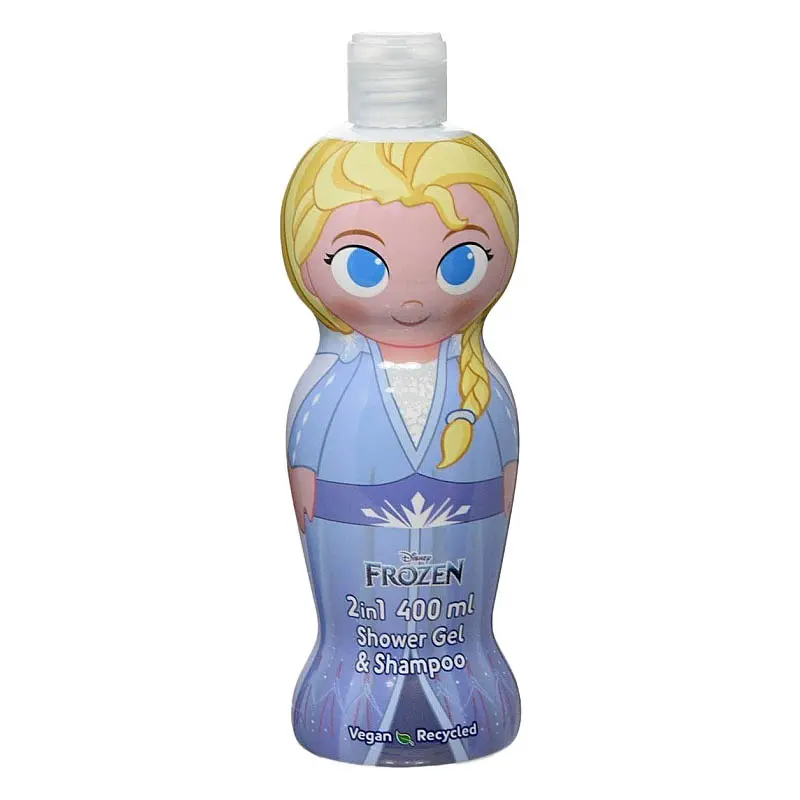 Disney Frozen Elsa 2 σε 1 Παιδικό Αφρόλουτρο & Σαμπουάν 400ml