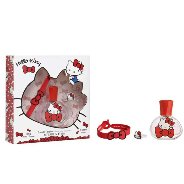 Disney Hello Kitty Set, Κολώνια- Βραχιόλι -Δαχτυλίδι