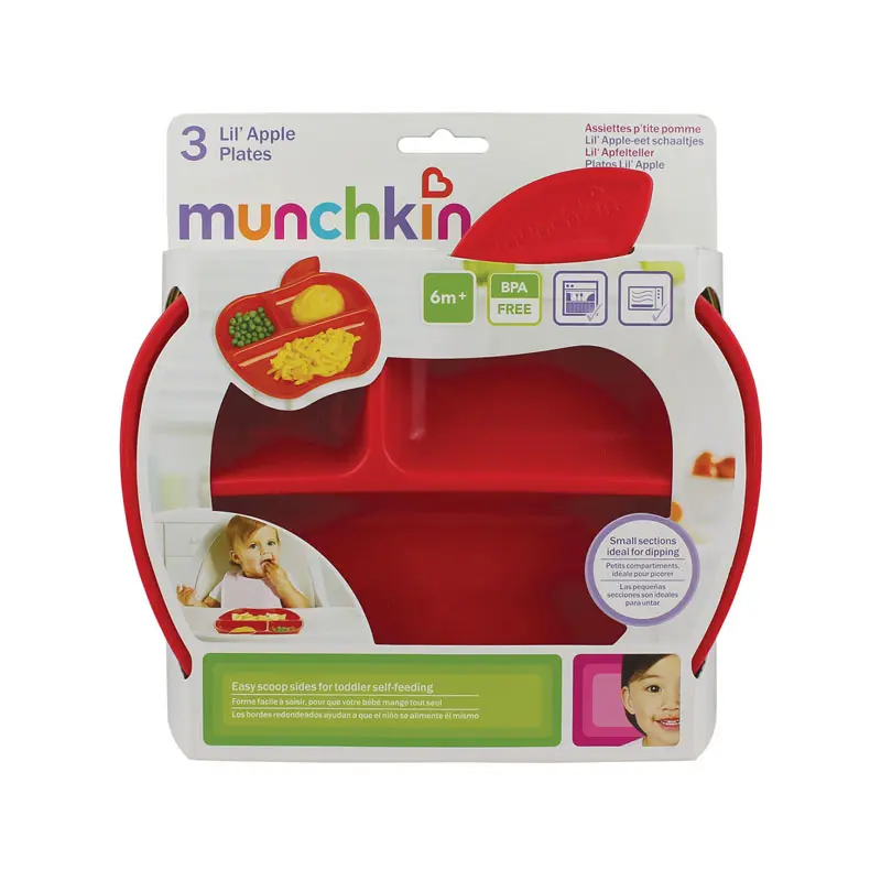 Munchkin Apple Plates