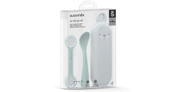 Suavinex Σετ με Θήκη-Κουταλάκι-Πιαστράκι Πετσέτας