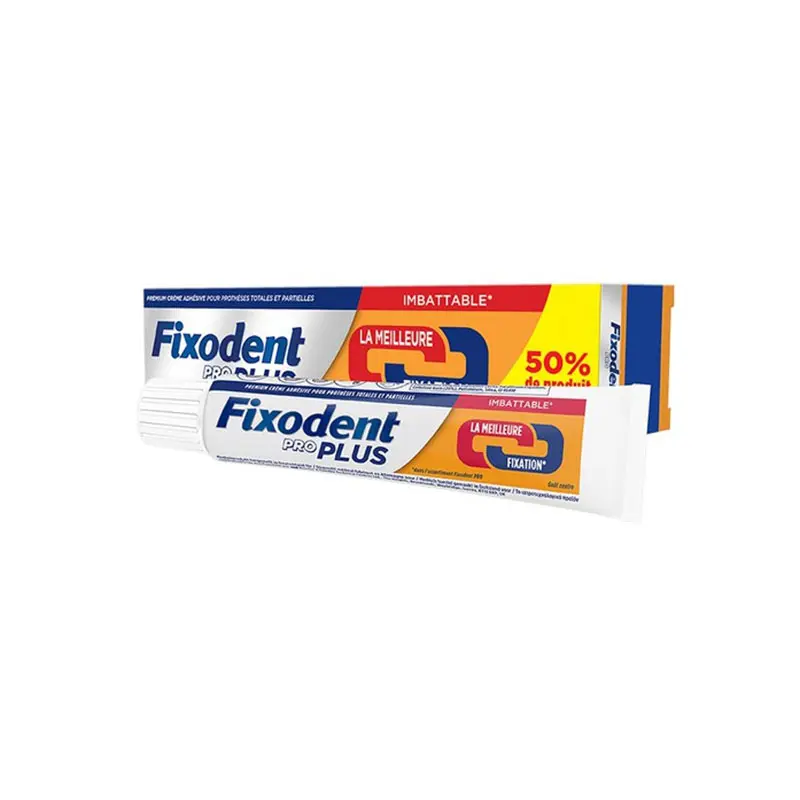 Fixodent Pro Plus Duo Action, Στερεωτική Κρέμα για Οδοντοστοιχίες 60gr