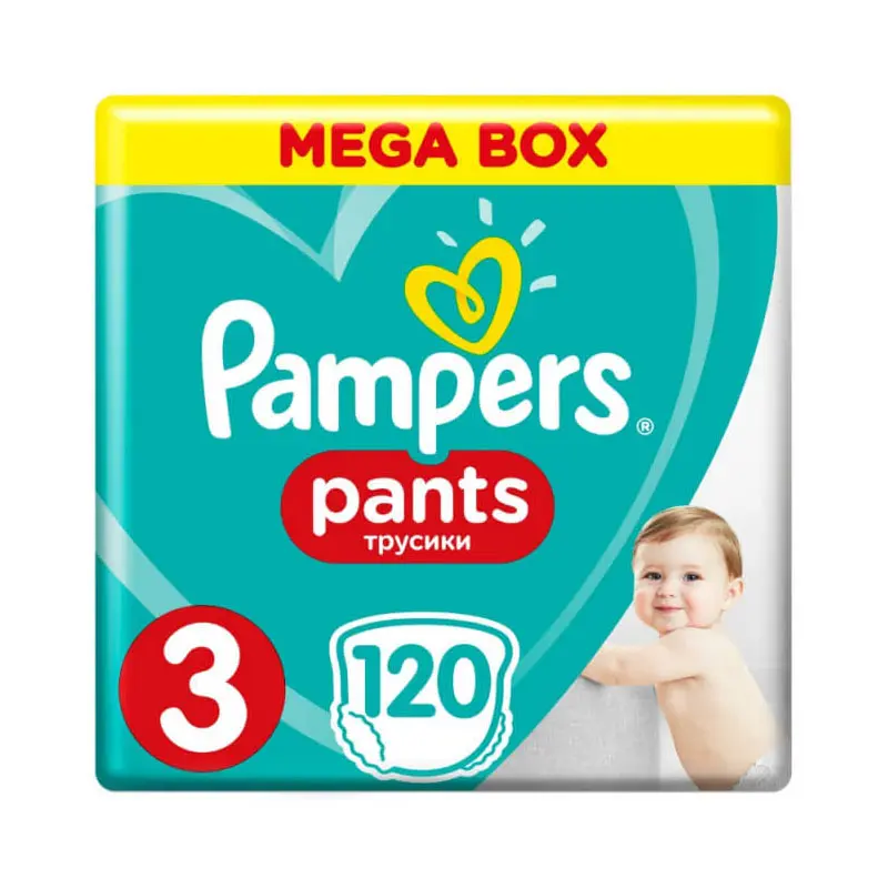 Pampers Pants No3 (6-11kg), 120 τεμάχια