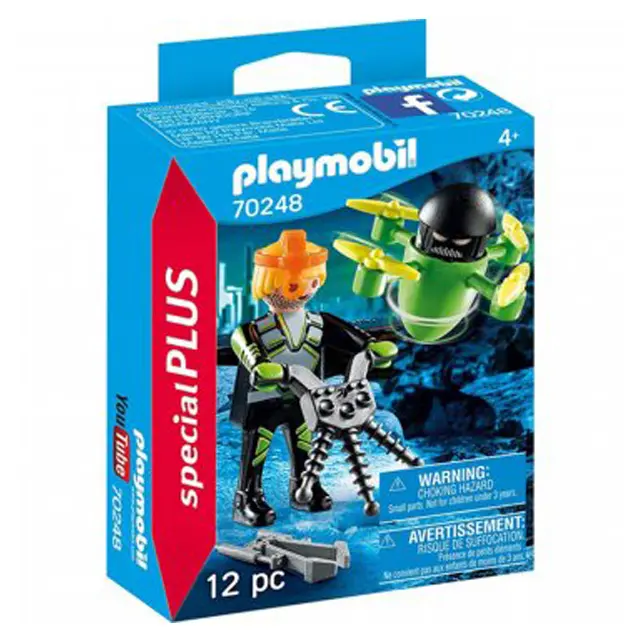 PLAYMOBIL Agent with Drone, Πράκτορας