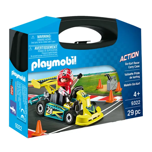 PLAYMOBIL Go-Cart Race, Βαλιτσάκι Αγώνας Καρτ