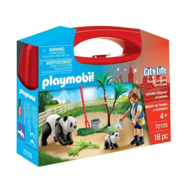 PLAYMOBIL Panda Caretaker, Βαλιτσάκι Φροντίδα Πάντα