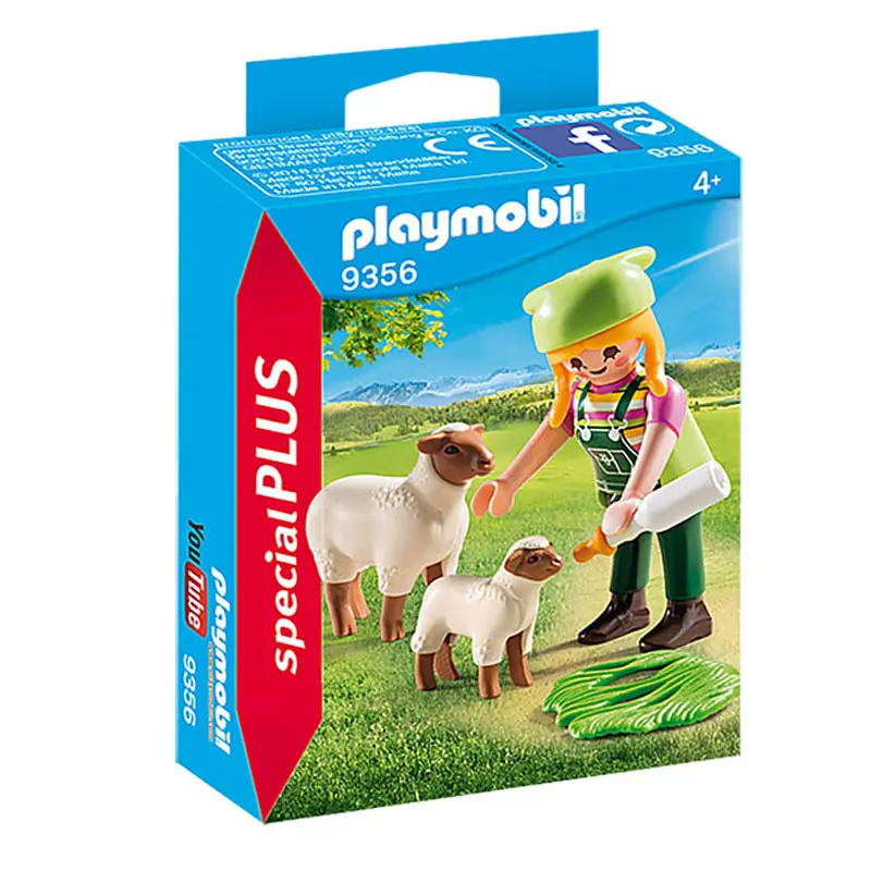 PLAYMOBIL Farmer with Sheep, Αγρότισσα με Πρόβατο