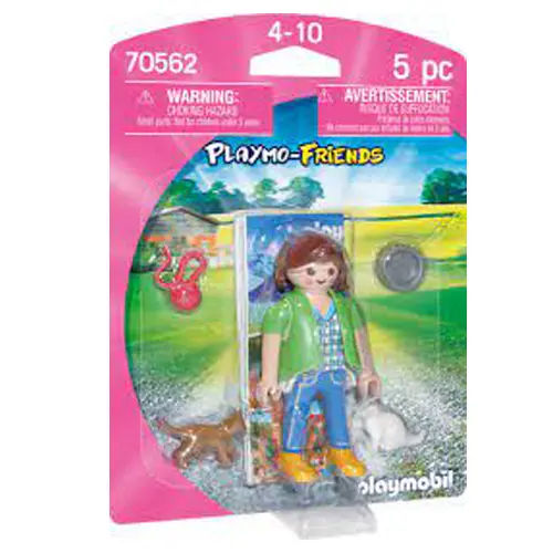 PLAYMOBIL Playmo-Friends Friend with Cat,  Φίλος με Γάτα