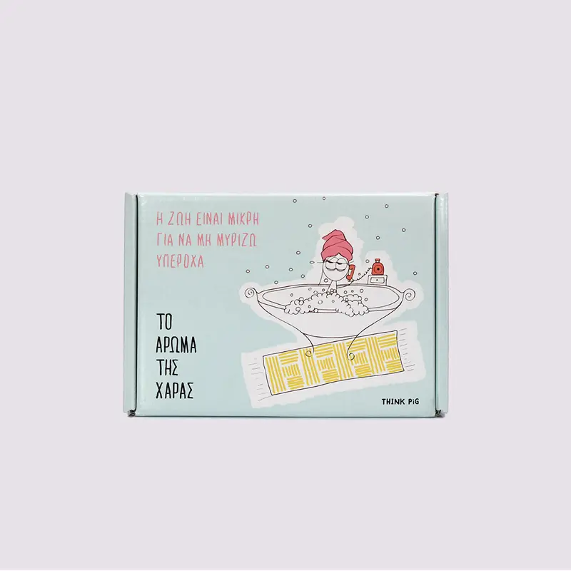 Aloe Colors "Το Αρωμα της Χαράς" Gift Box, Hand Wash 200ml & Hand Cream 80ml & Eau de Toilette 30ml
