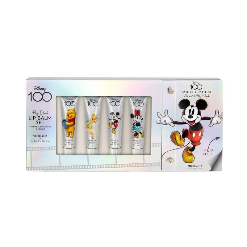 Mad Beauty Disney 100, Lip Balm Set, 4 τεμάχια