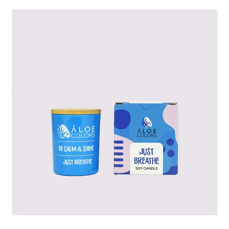 Aloe Colors Just Breath Soy Candle, 150gr