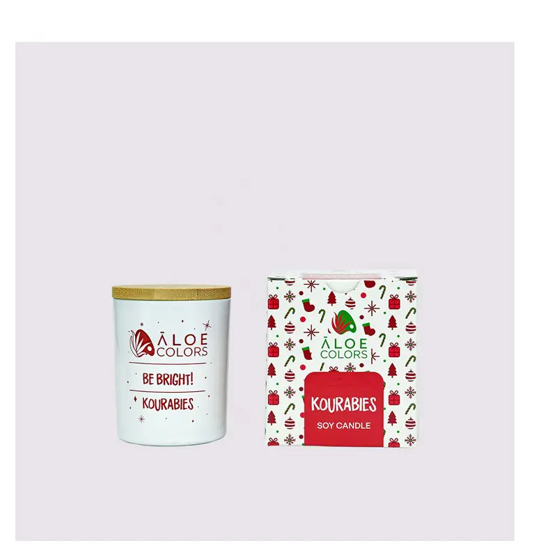 Aloe Colors Christmas Kourabies Soy Candle, 150gr
