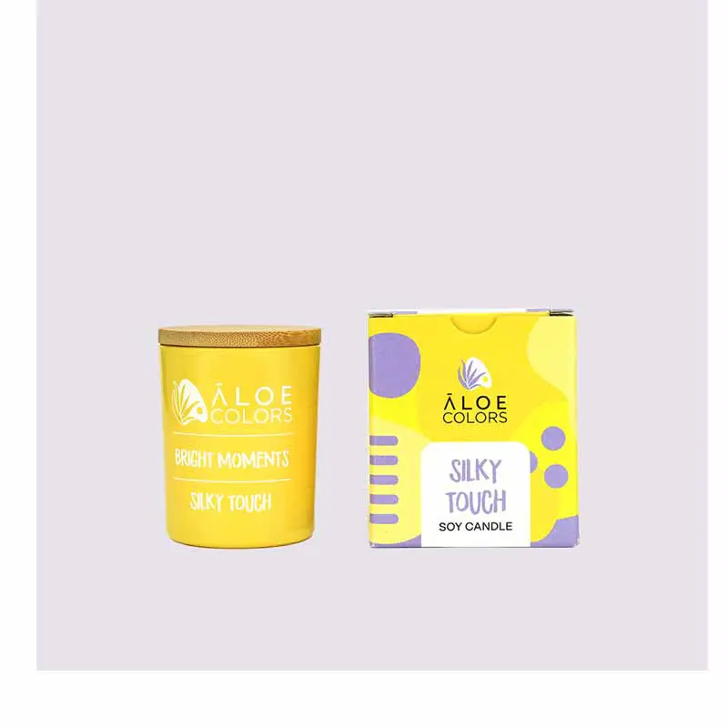 Aloe Colors Silky Touch Soy Candle, 150gr