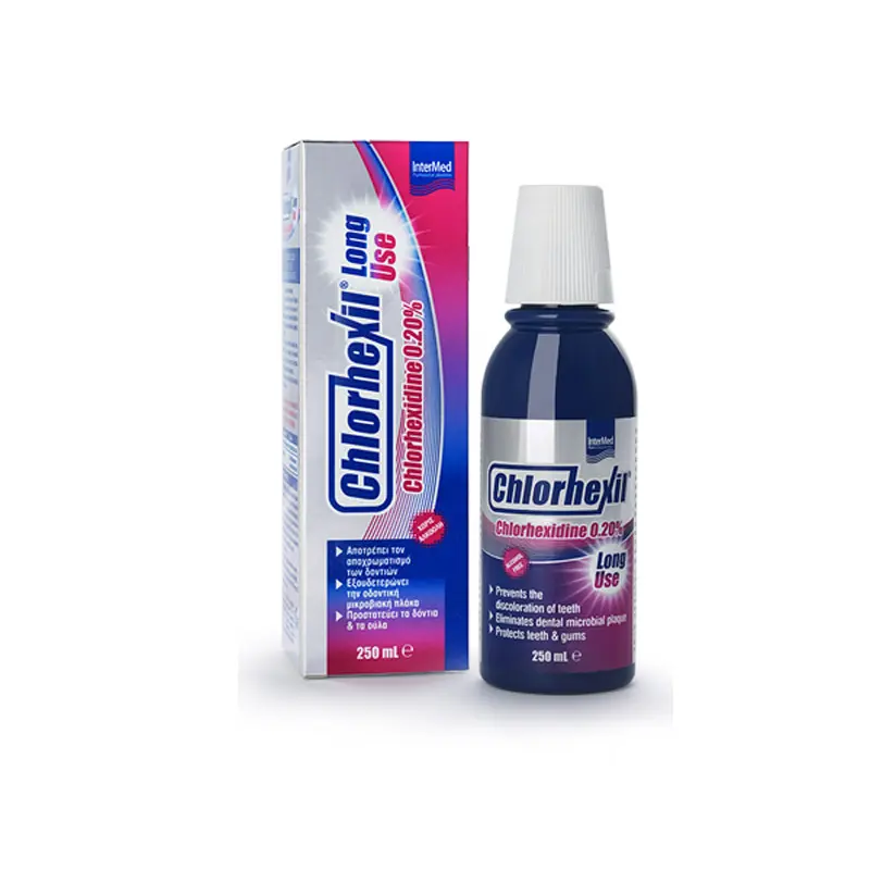 Chlorhexil 0.20% Mouthwash Long Use, Στοματικό Διάλυμα για πολλαπλή προστασία της στοματικής κοιλότητας, 250ml