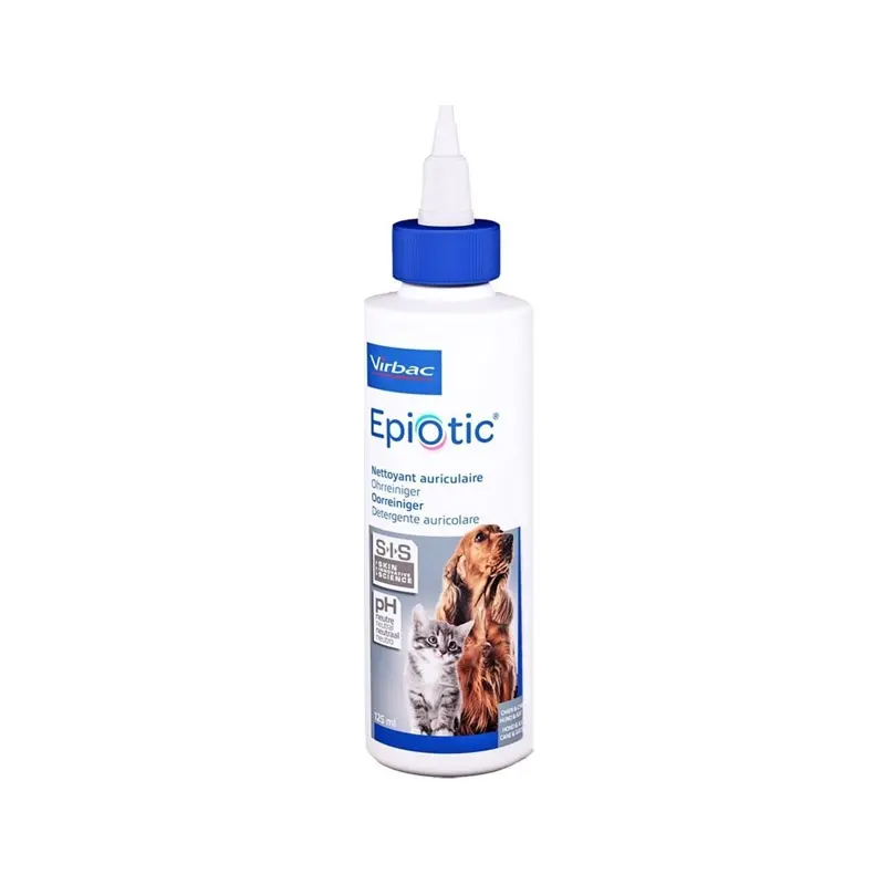 Virbac EpiOtic Καθαριστικό Αυτιού για Σκύλους και Γάτες, 125ml
