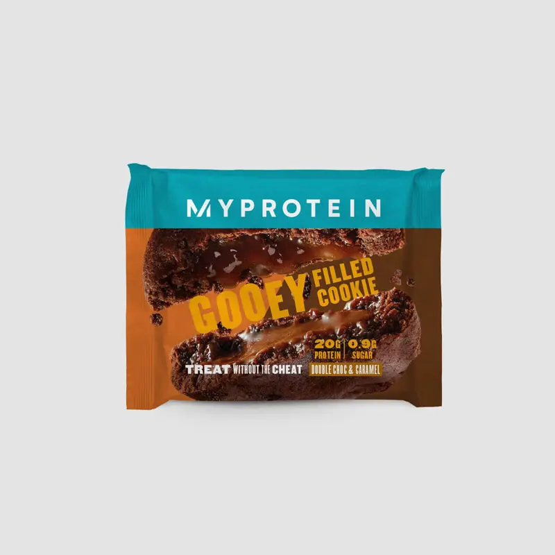 My Protein Filled Cookie, Γεμιστό Μπισκότο Πρωτεΐνης, Double Choco & Caramel, 1 τεμάχιο