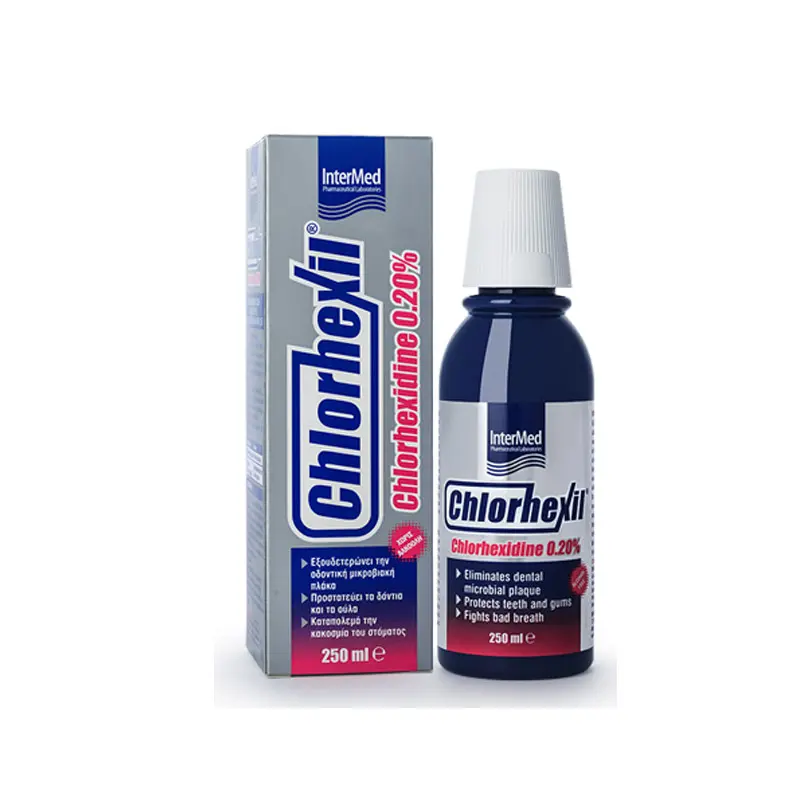 Chlorhexil 0.20% Mouthwash, Στοματικό Διάλυμα για Πολλαπλή προστασία της στοματικής κοιλότητας, 250ml