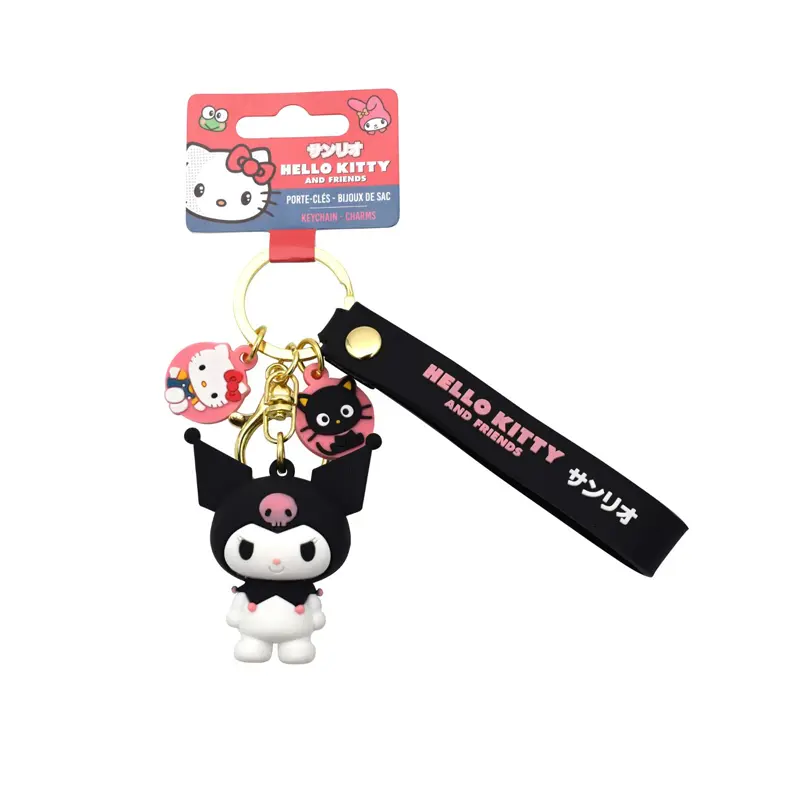 Take Care Hello Kitty & Friends Μπρελόκ Μαύρο