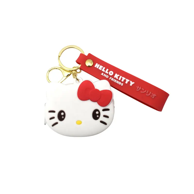 Take Care Hello Kitty Πορτοφολάκι Μπρελόκ Λευκό
