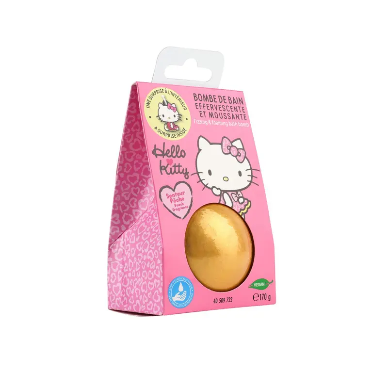 Take Care Hello Kitty Bath Bomb Με Άρωμα Ροδάκινο 170g