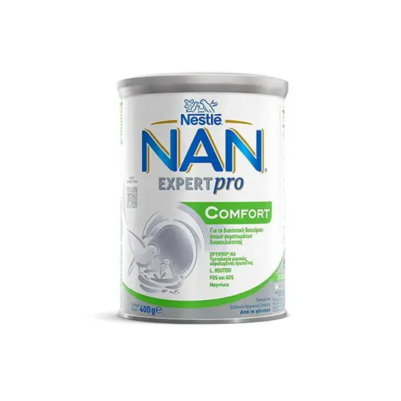 NAN EXPERTpro Comfort, Βρεφικό γάλα σε σκόνη για τη διαιτητική αγωγή ήπιων συμπτωμάτων δυσκοιλιότητας, 400gr