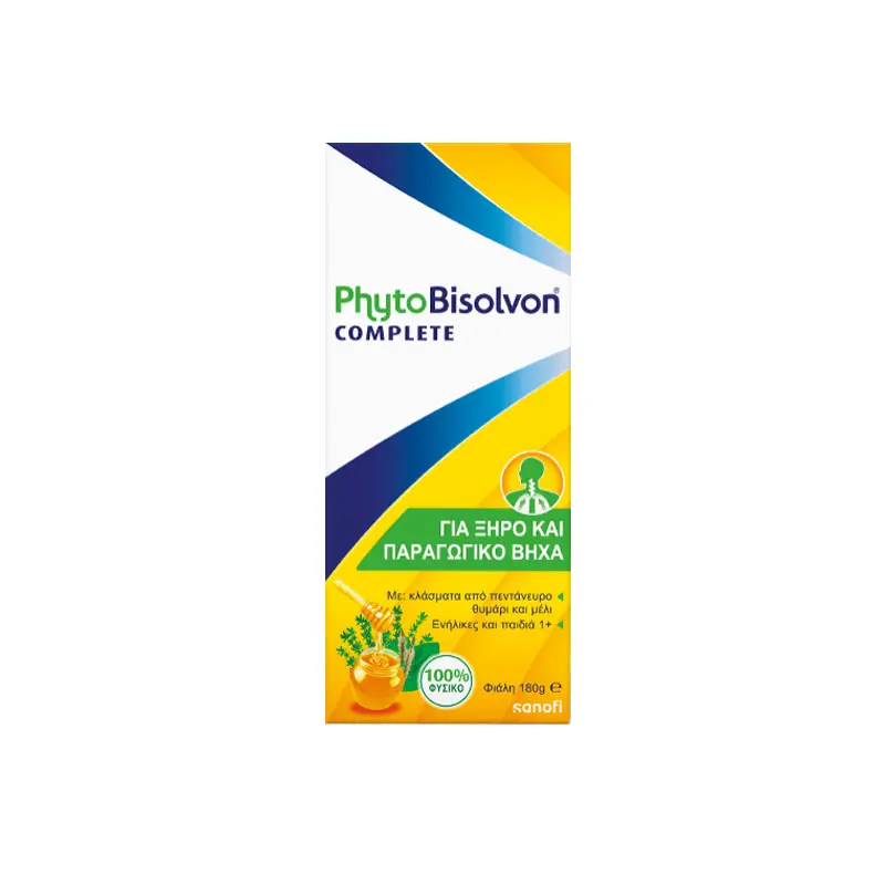 PhytoBisolvon Complete, Σιρόπι Για Ξηρό & Παραγωγικό Βήχα, 180g