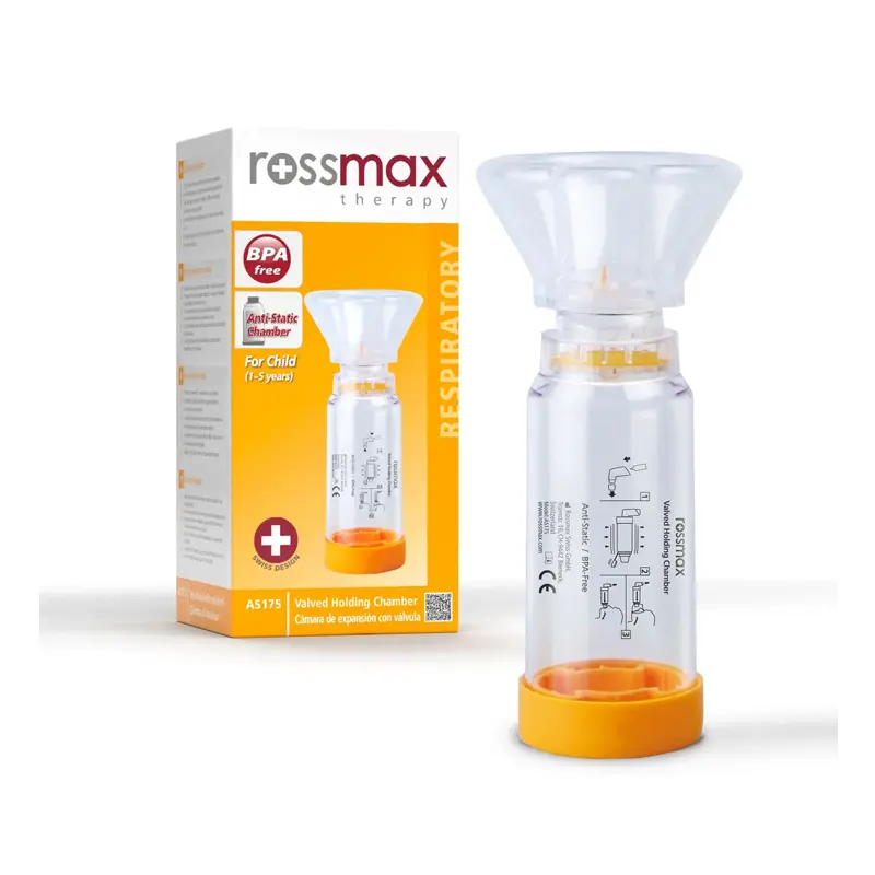 Rossmax Μάσκα Εισπνοής Φαρμάκων για Παιδιά 1-5 χρονών, Πορτοκαλί