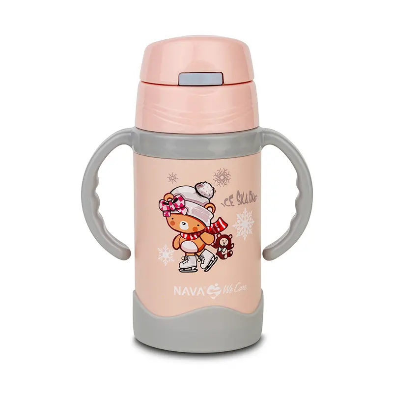Νava We Care Θερμός Μπουκάλι Ανοξείδωτο Ροζ 10-113-001, 300ml