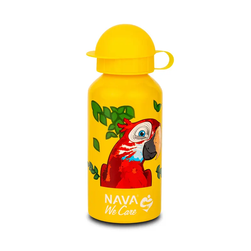 Νava We Care Μπουκάλι Αλουμινίου Κίτρινο 10-125-013, 400ml