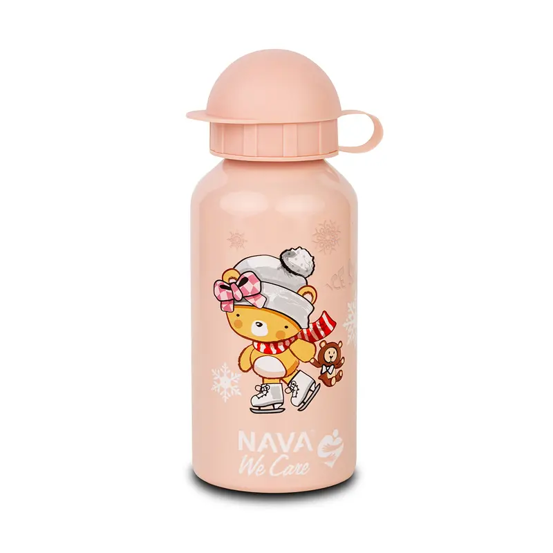 Νava We Care Μπουκάλι Αλουμινίου Ροζ 10-125-010, 400ml