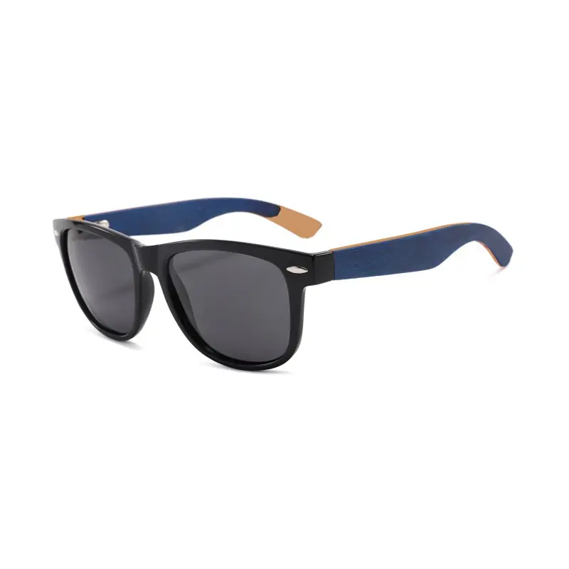 Brilo Γυαλιά Ηλίου Unisex 1501, Bamboo Black-Blue