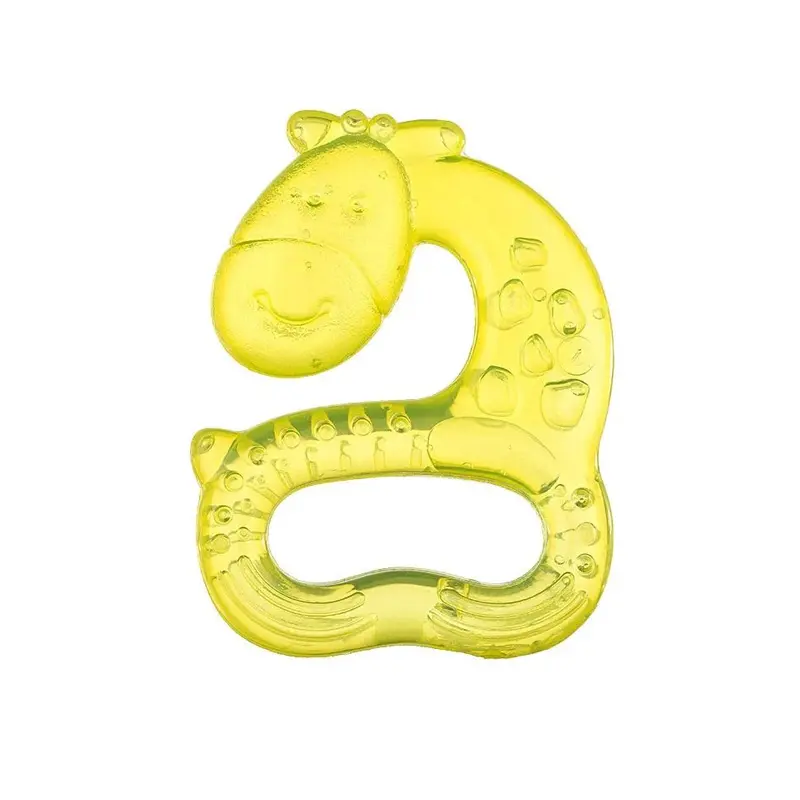 Akuku Μασητικό Οδοντοφυΐας Ψυγείου 3m+ Yellow Giraffe, 1 τεμάχιο