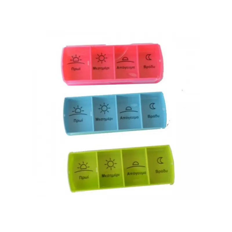 Anabox Compact Ημερήσια Θήκη Χαπιών, 4 θέσεων