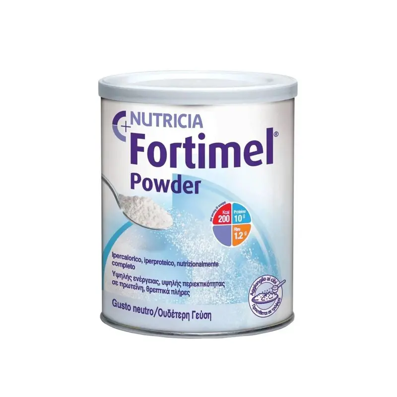 Fortimel Powder Neutral, Τρόφιμο Υψηλής Ενέργειας και Περιεκτικότητας σε Πρωτεΐνη, Βιταμίνες & Μέταλλα, 335g