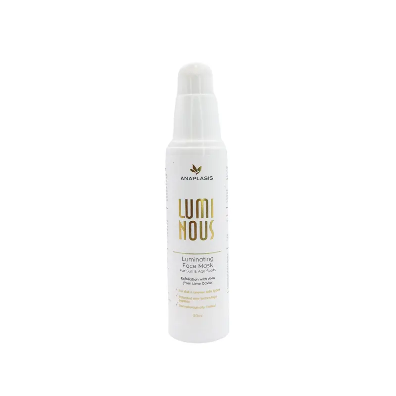 Anaplasis Luminous Whitening Mask,Μάσκα Λάμψης και Λεύκανσης Προσώπου, 50ml