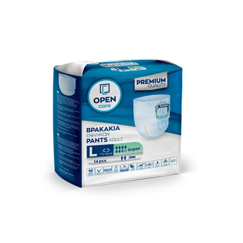 Open Care Βρακάκια Ενηλίκων Large, 14 τεμάχια