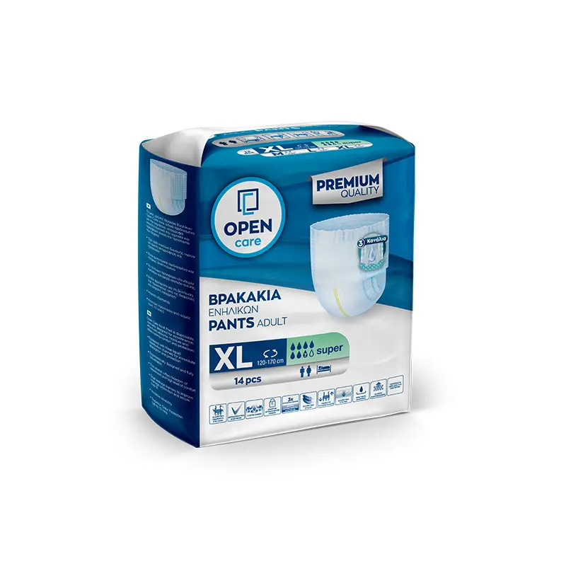 Open Care Βρακάκια Ενηλίκων XLarge, 14 τεμάχια