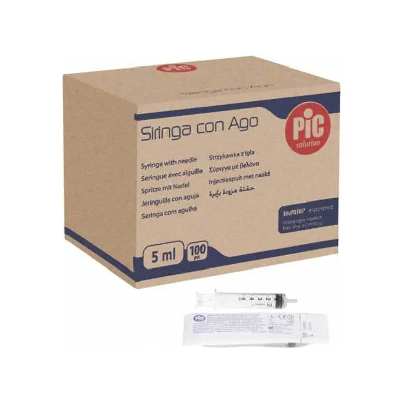 Pic Solution Σύριγγες 5ml 22G, 1 τεμάχιο