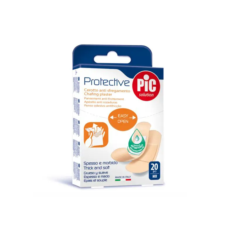 Pic Solution Protective Strips, Αυτοκόλλητα Προστατευτικά Επιθέματα, 20 τεμάχια mix 2 μεγέθη