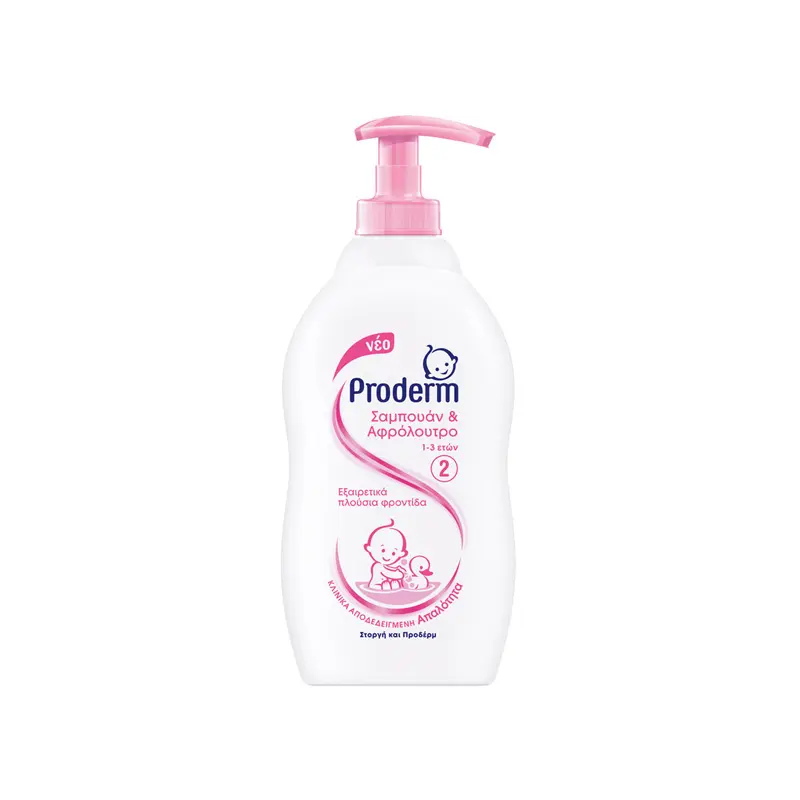 Proderm Σαμπoυάν & Αφρόλουτρο 1-3 ετών 400ml