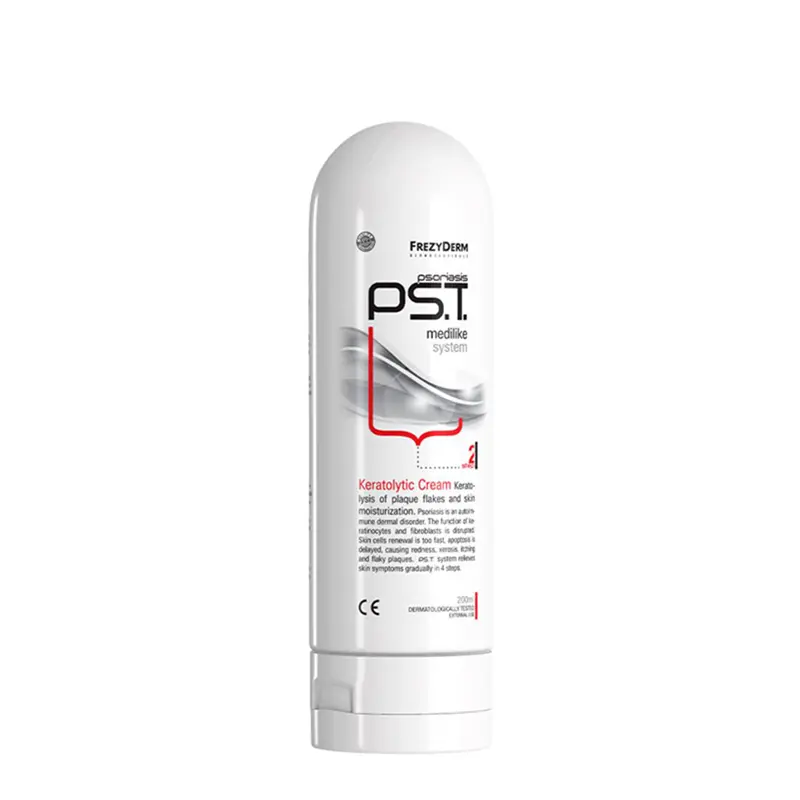 Frezyderm PS.T. Keratolytic Cream STEP 2, Aπομάκρυνση νεκρών κερατινοκυττάρων , 200mlκαι ενυδάτωση επιδερμίδας,