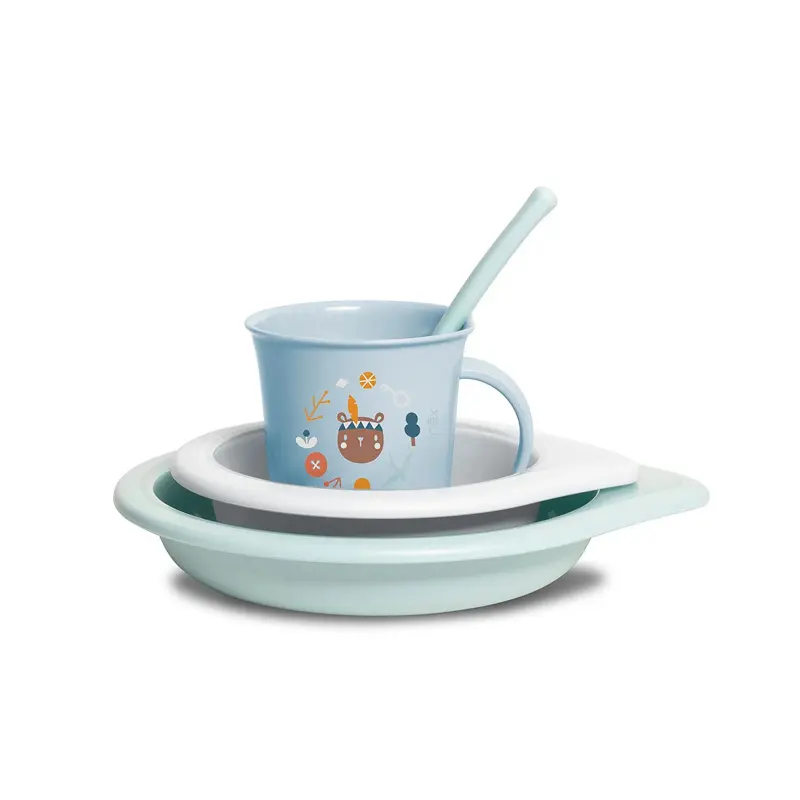 Suavinex Baby Feeding Set, Παιδικό Σετ Φαγητού Forest for Boy, 6+ μηνών