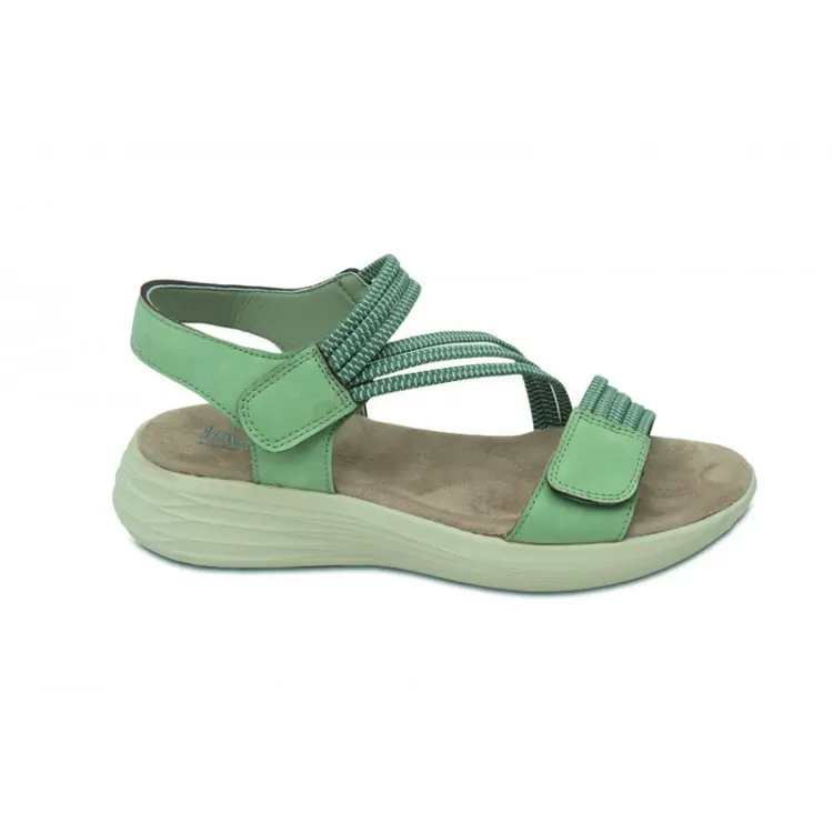 Level Anatomic Γυναικείο πέδιλο με σχέδιο κορδόνια 2123, Light Green