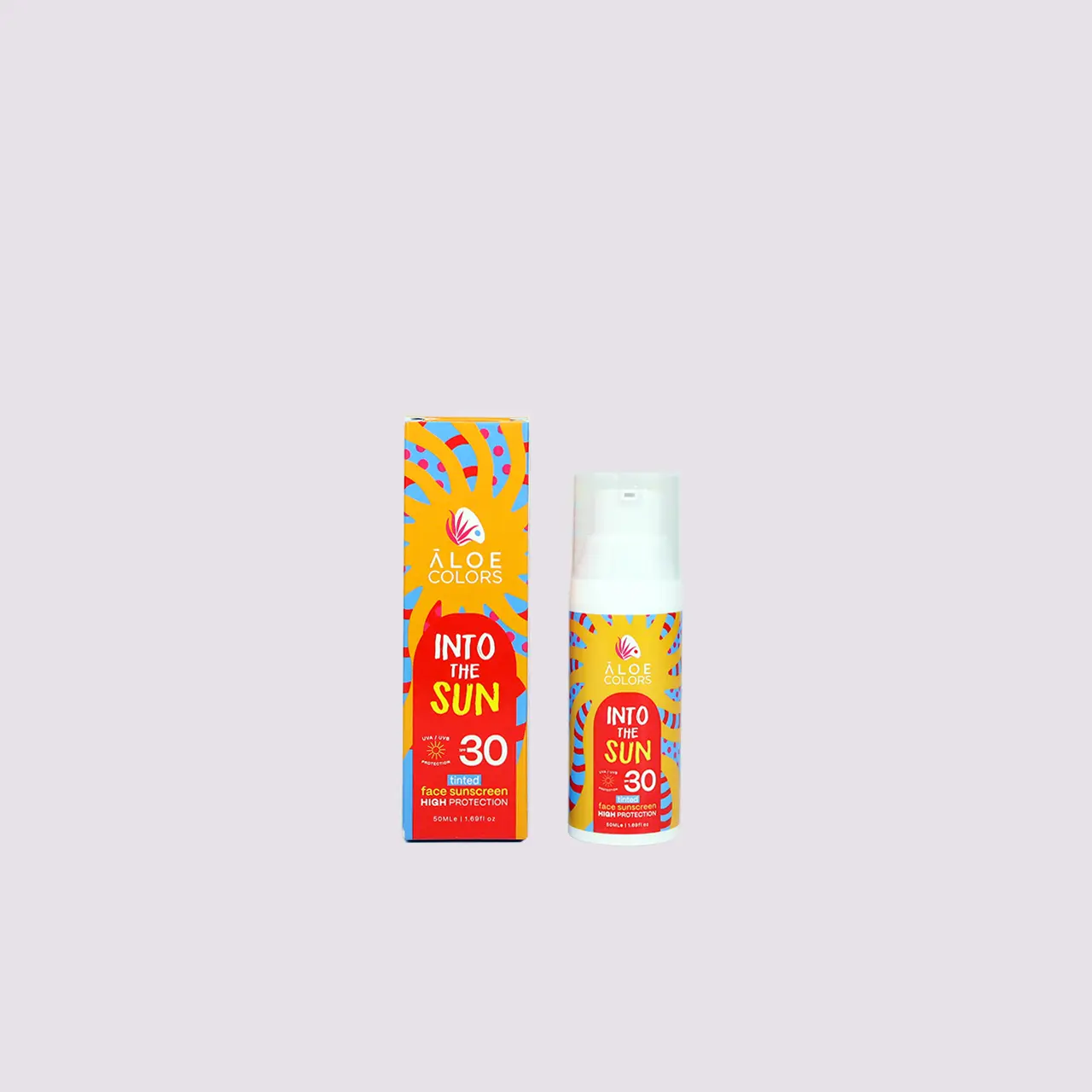 Aloe Colors Into The Sun 2024 Face Sunscreen spf30 Tinted, 50ml