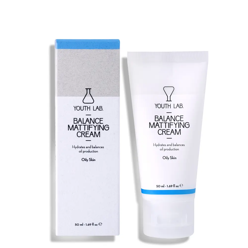 Youth Lab Balance Mattifying Cream, Ενυδατική, ρυθμιστική κρέμα για το λιπαρό με τάση ακμής δέρμα, 50ml