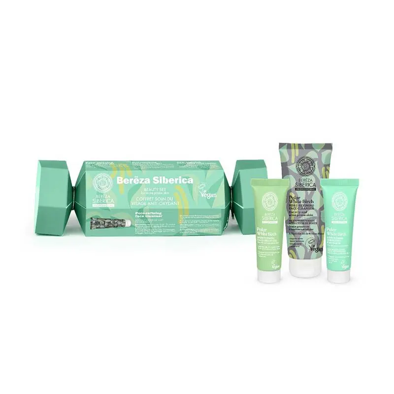 Natura Siberica Bereza Beauty Set, Πακέτο Προϊόντων προσώπου (Καθαριστικό Τζέλ Προσώπου, 75ml + Ενυδατική 24ωρη κρέμα τζέλ 30ml + Ορός προσώπου κατά των ερεθισμών 30ml)