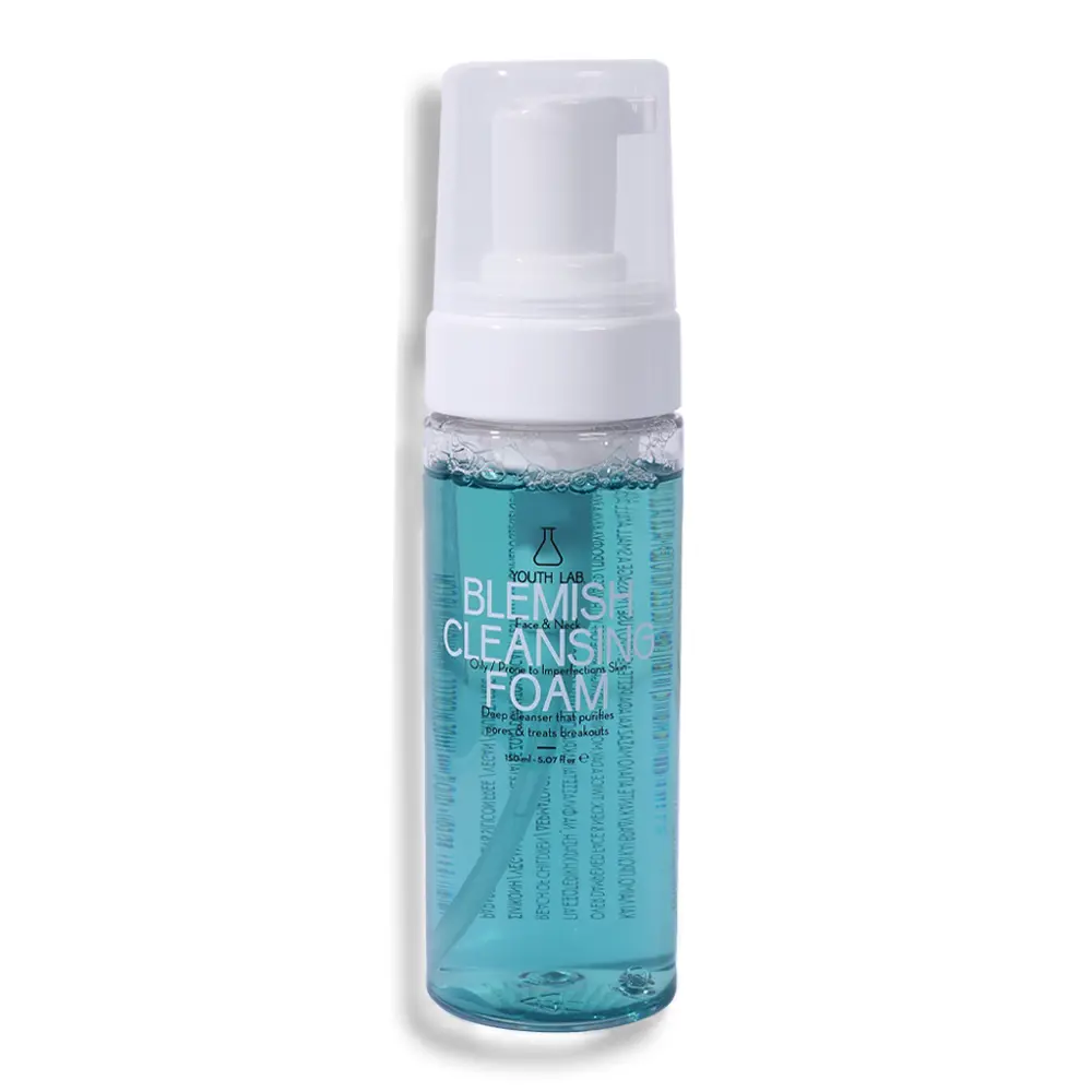Youth Lab Blemish Cleansing Foam, Αφρός καθαρισμού που ελέγχει τις εξάρσεις του λιπαρού δέρματος & ομαλοποιεί την έκκριση λιπαρότητας, 150ml