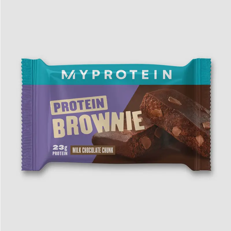 My Protein Protein Brownie Καθημερινή πρωτεϊνούχα απόλαυση με γεύση Chocolate Chunk, 1 τεμάχιο