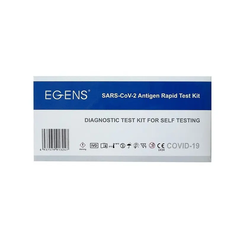 Egens SARS-CoV-2 Antigen Rapid Test Kit, Τεστ Ανίχνευσης Αντιγόνου Covid-19, 1τεμ