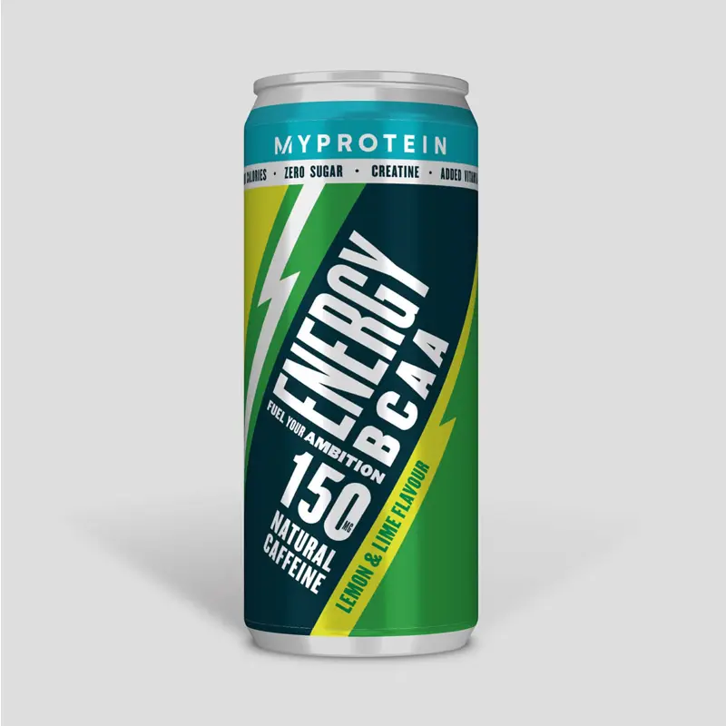 My Protein BCAA Energy Drink Χωρίς λιπαρά, χωρίς ζάχαρη, χωρίς θερμίδες με γεύση Lemon & Lime, 330ml